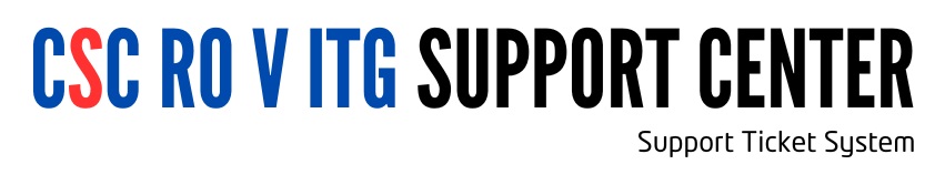 CSC RO V IT Support Center